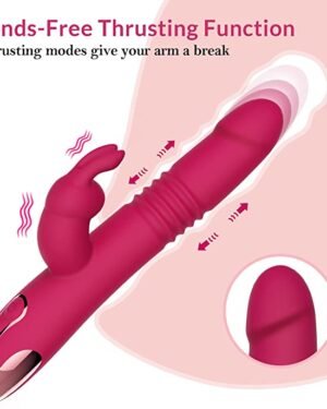 10 Vibrating Automatic Up Down Thursting Rabbit Vibrator