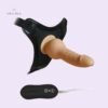 10 Vibrating Modes Strap on Harness Silicone Dildo (3)10 Vibrating Modes Strap on Harness Silicone Dildo (3)