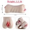 2 In 1 Vagina and Mouth Pocket Pussy Male Masturbator 2