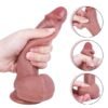 Dual-Layer Liquid Silicone Foreskin Dildo Suction Cup (6)