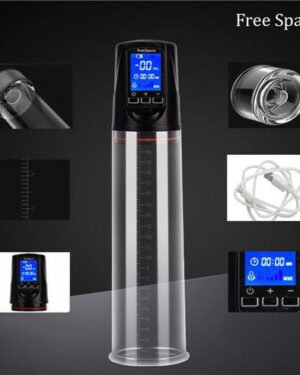Electric Penis Extender Pump Strong USB Rechargeable LED Automatic Enlargement Vacuum Erection enlarger
