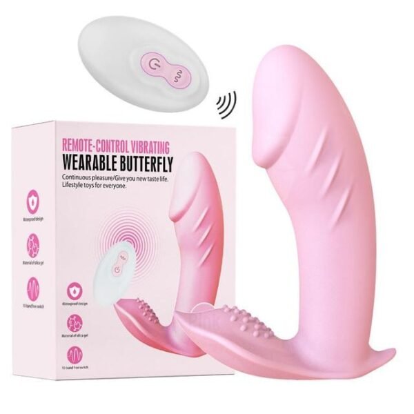 Fancy Wireless Remote Control Clamshell Panty Anal + Pussy Vibrator 3