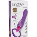 Fantasy Tongue Vibrator With Dildo 2 In 1