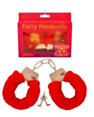 Fetish Fantasy Beginner’s Furry Cuffs in Red