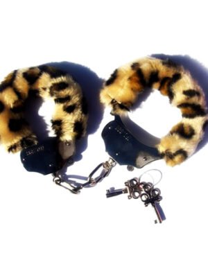 Fetish Fantasy Furry Cuffs in Leopard