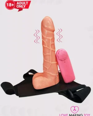 Lifelike Solid Strapon Vibrating Cock For Women