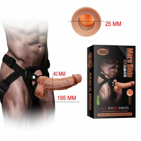 Original Mars Hollow Dildo Strap On 7.5 Inch 3