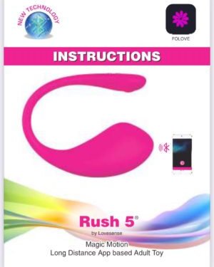 RUSH 5 WIRELESS SMART MOBILE APP COUPLE VIBRATOR by LOVESENSE