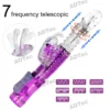 Rechargeable Jack Rabbit Thrusting Dildo Vibrator (5)