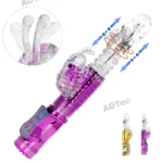 Rechargeable Jack Rabbit Thrusting Dildo Vibrator (6)