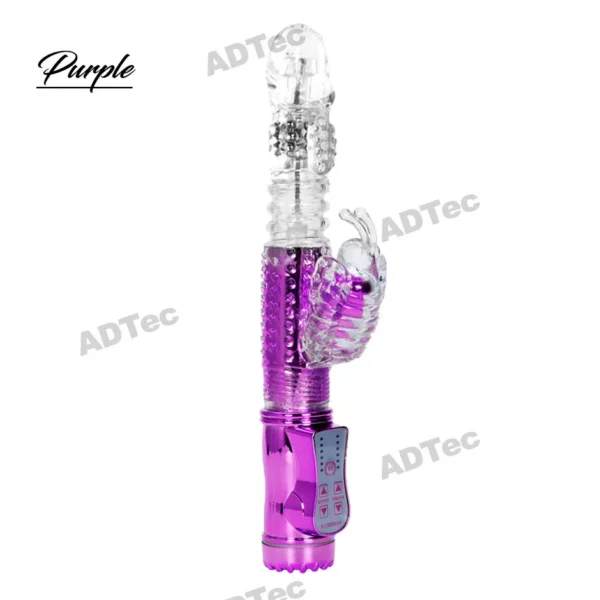 Rechargeable Jack Rabbit Thrusting Dildo Vibrator (8)