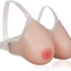 Silicone-Breast-550-gmspair-with-Transperant-Bra 1