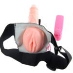 Strapon Dildo Vibrating With Attached Vagina