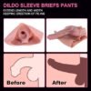 Wearable Strap On Dildo Panties Hollow Dildo Underwear 1