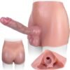 Wearable Strap On Dildo Panties Hollow Dildo Underwear