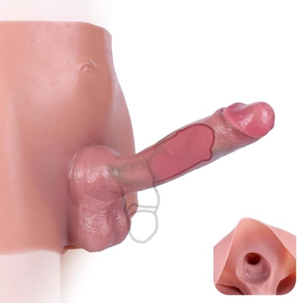 Wearable Strap On Dildo Panties Hollow Dildo Underwear 6