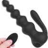 Wireless Remote Control 10-frequency Vibration Anal Plug Prostate Massager For Male & Female