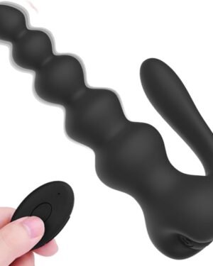 Wireless Remote Control 10-frequency Vibration Anal Plug Prostate Massager For Male & Female