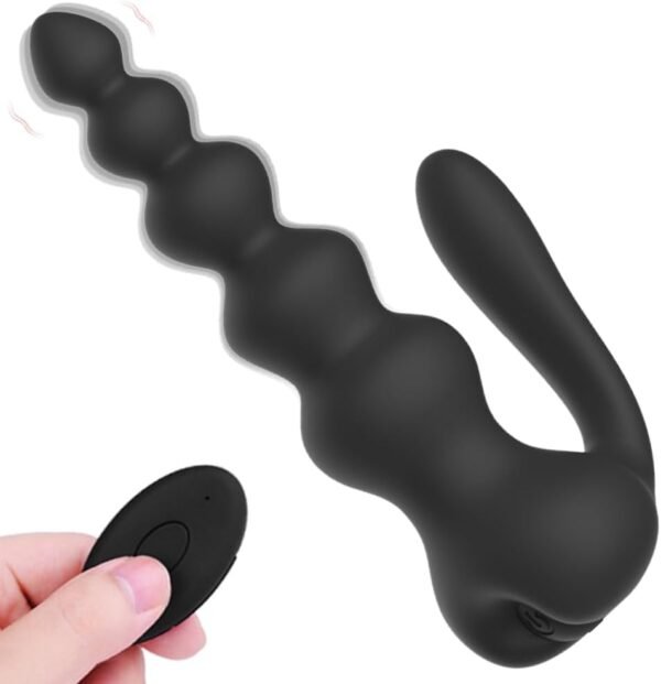 Wireless Remote Control 10-frequency Vibration Anal Plug Prostate Massager For Male & Female
